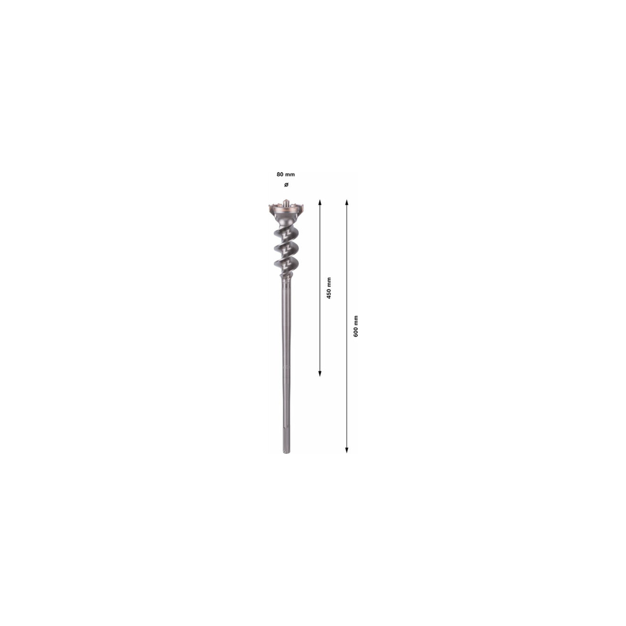 Bosch Durchbruchbohrer SDS max-9 Break Through 80 x 450 x 600 mm
