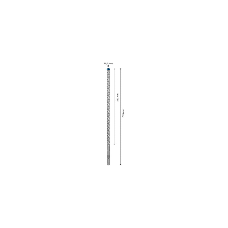 Bosch EXPERT SDS plus-7X Hammerbohrer 10 x 250 x 315mm für Bohrhämmer