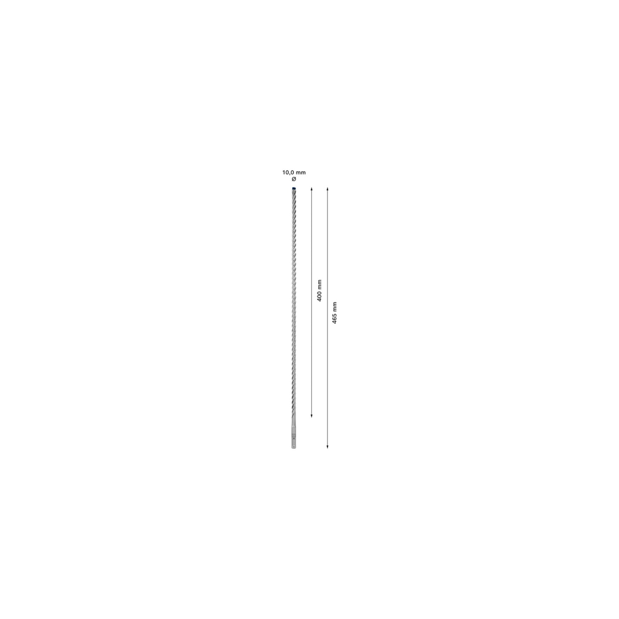 Bosch EXPERT SDS plus-7X Hammerbohrer 10 x 550 x 600mm für Bohrhämmer