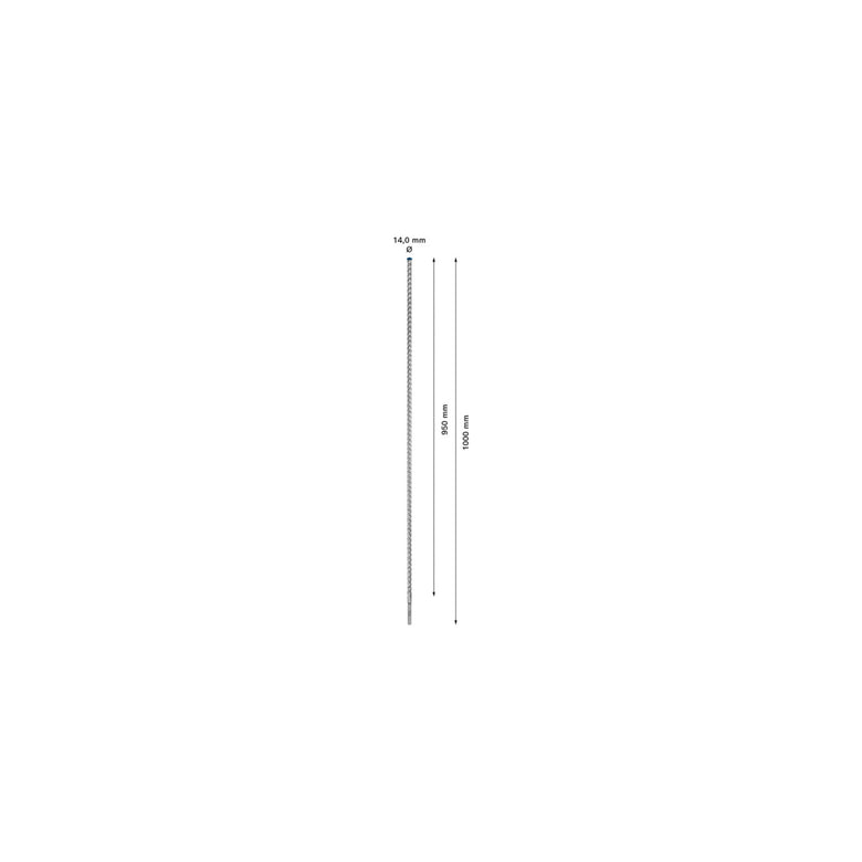 Bosch EXPERT SDS plus-7X Hammerbohrer 14 x 950 x 1000mm für Bohrhämmer