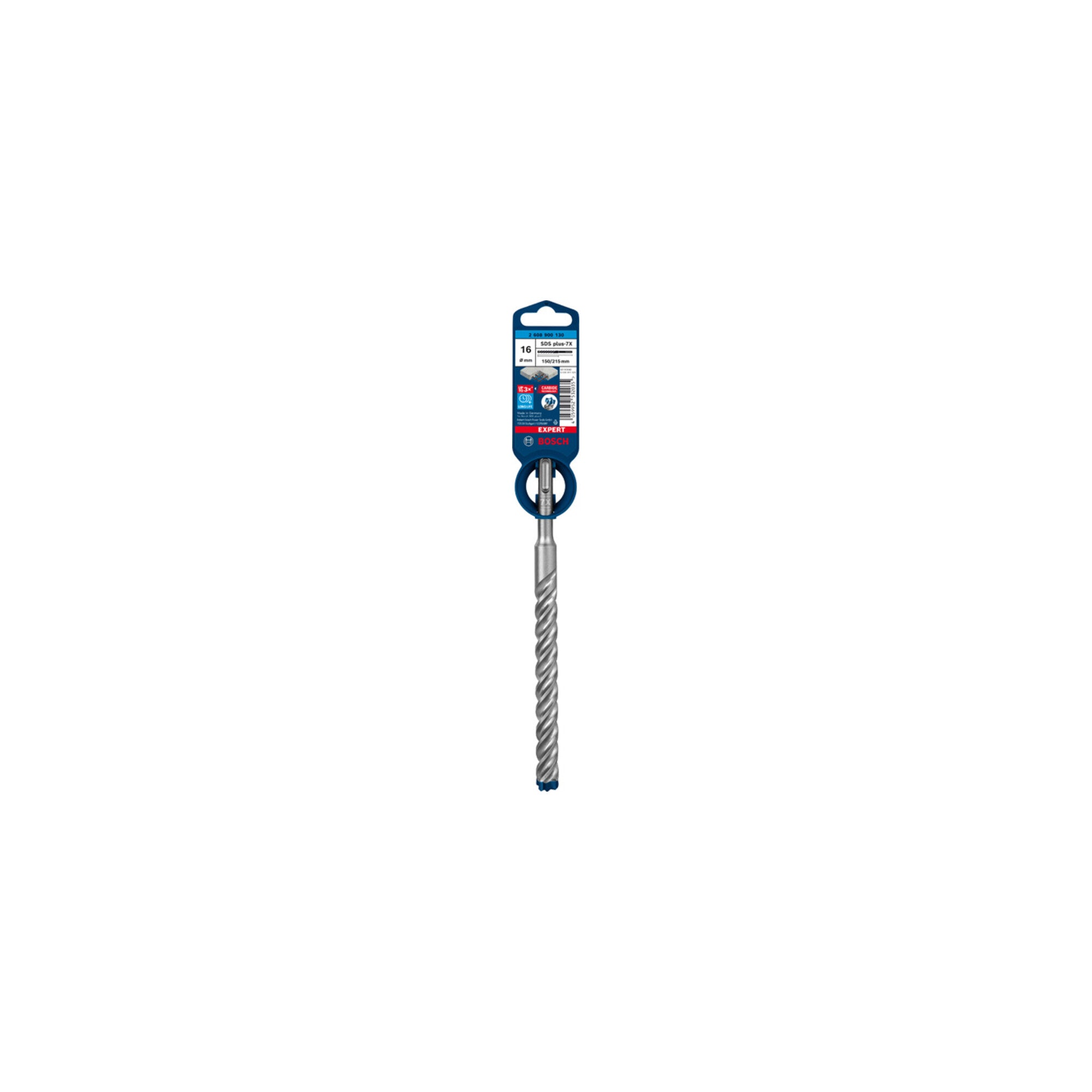 Bosch EXPERT SDS plus-7X Hammerbohrer 16 x 150 x 215mm für Bohrhämmer