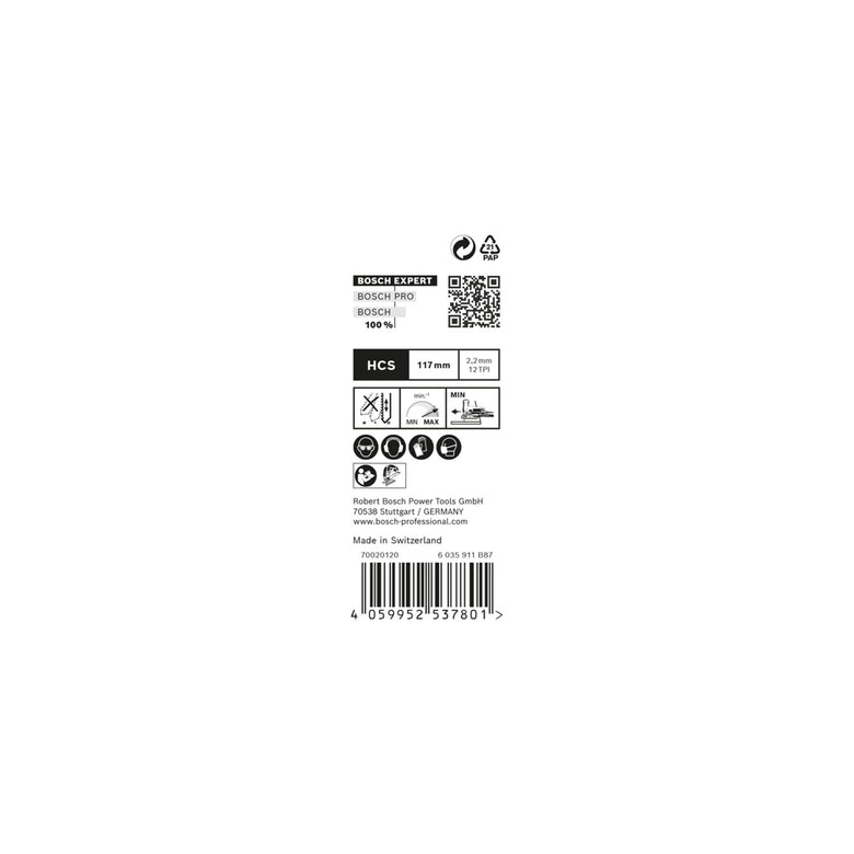 Bosch Expert ‘Wood 2-side clean’ T 308 BO Stichsägeblatt 25 Stk