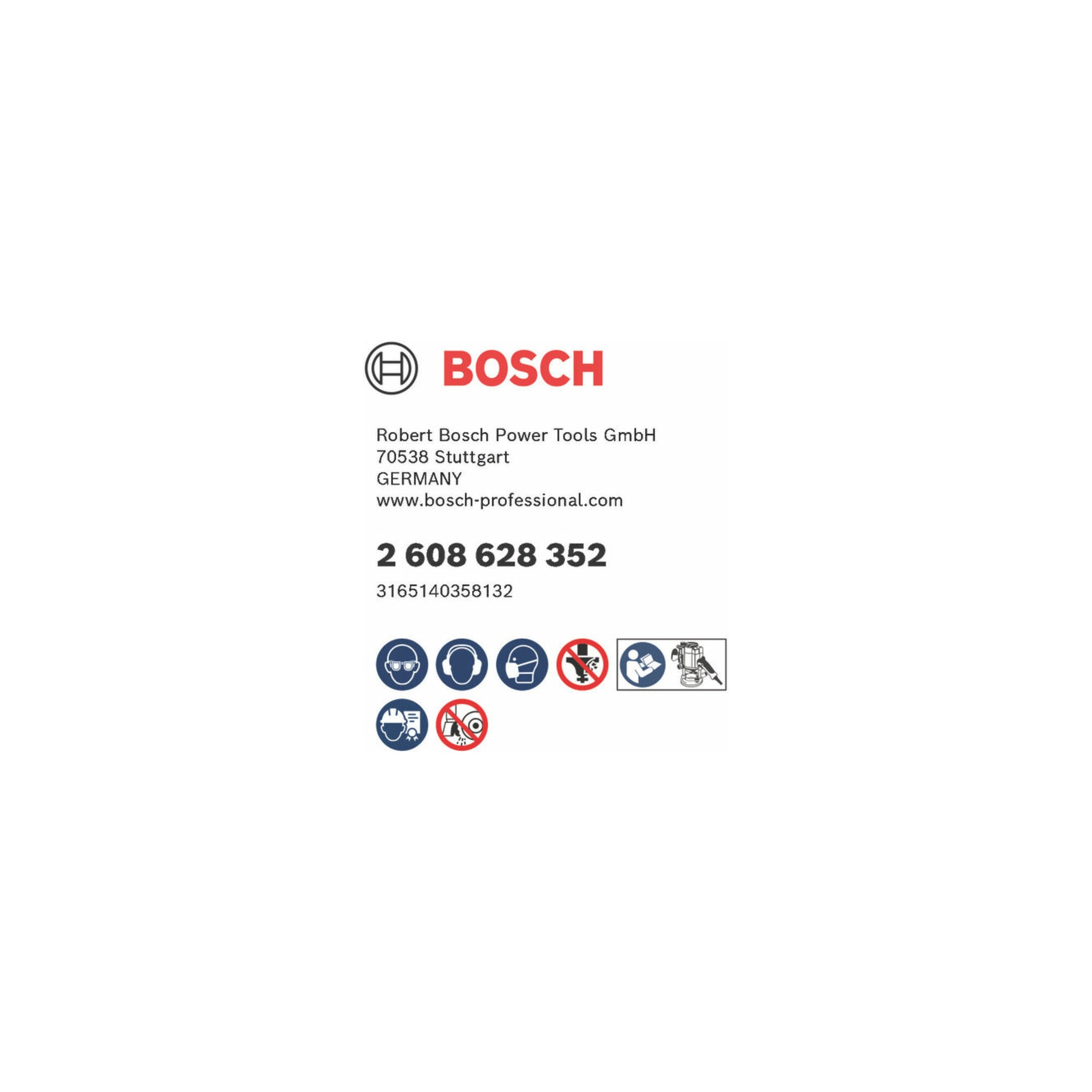 Bosch Fasefräser 8 mm B 11 mm L 15 mm G 56 mm 45°