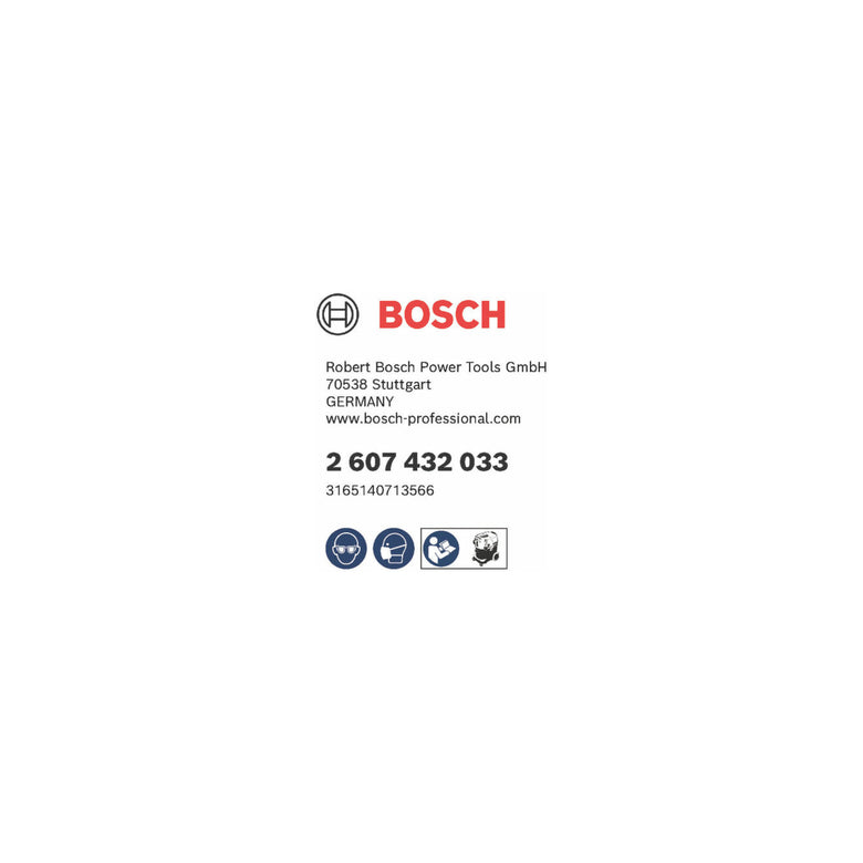 Bosch Flachfaltenfilter Zellulose 6150 cm², 240 x 140 x 56 mm