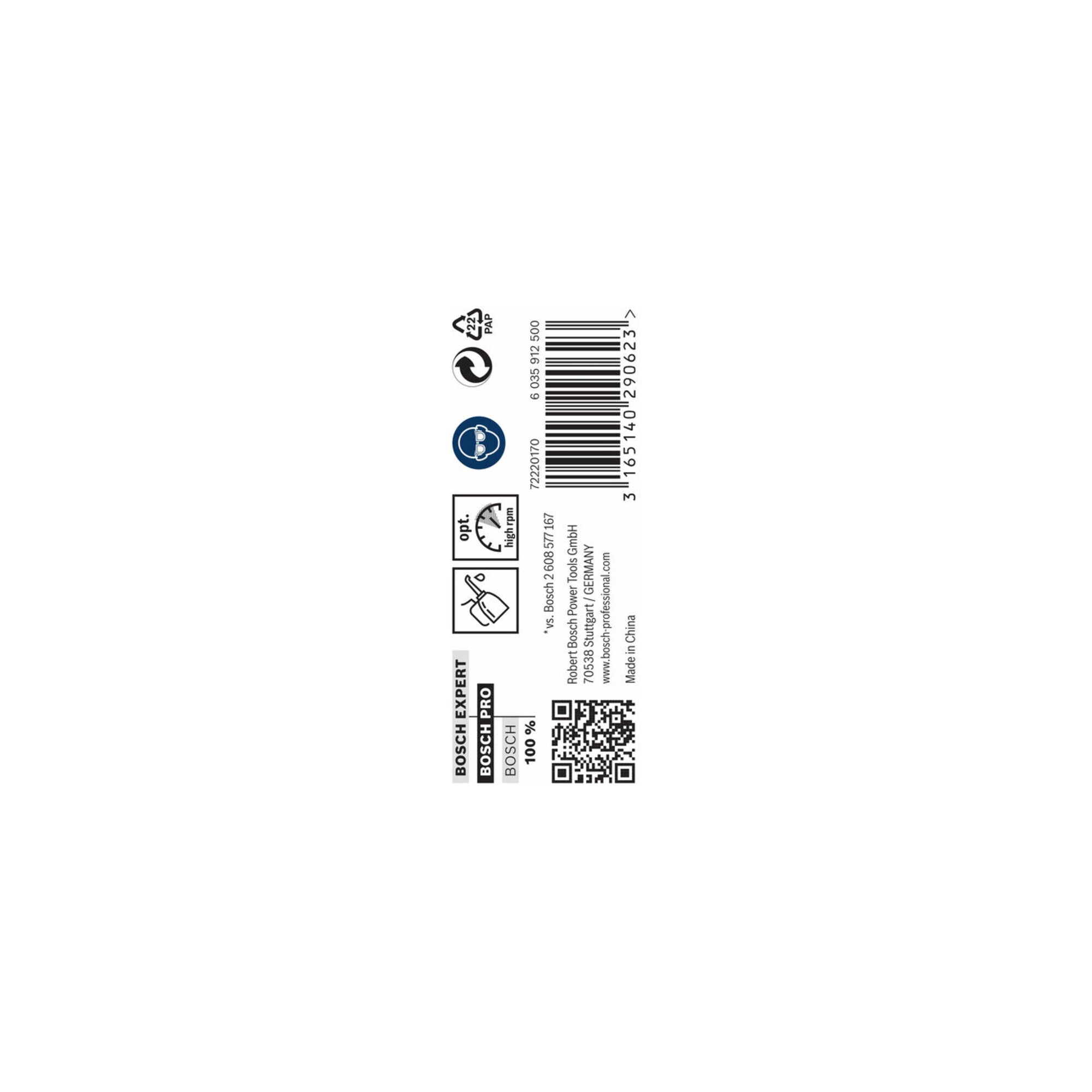 Bosch Metallbohrer HSS-G DIN 338 5 x 52 x 86 mm 10 Stk