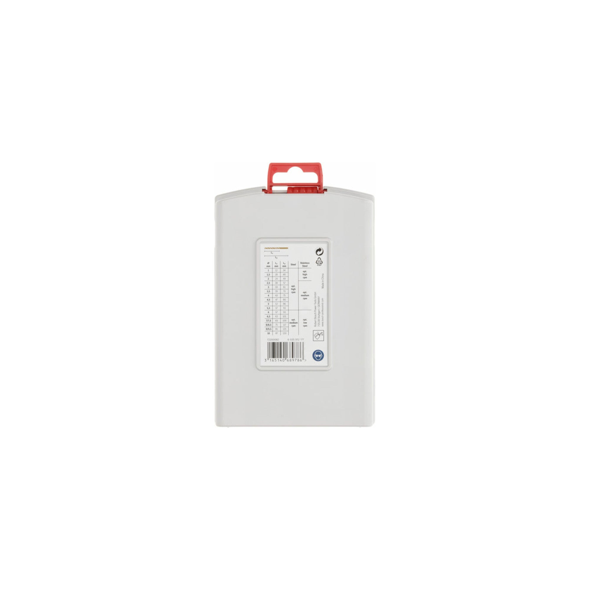 Bosch Metallbohrer-Set HSS-Co (Cobalt-Legierung), ProBox 19-teilig DIN 338 1-10