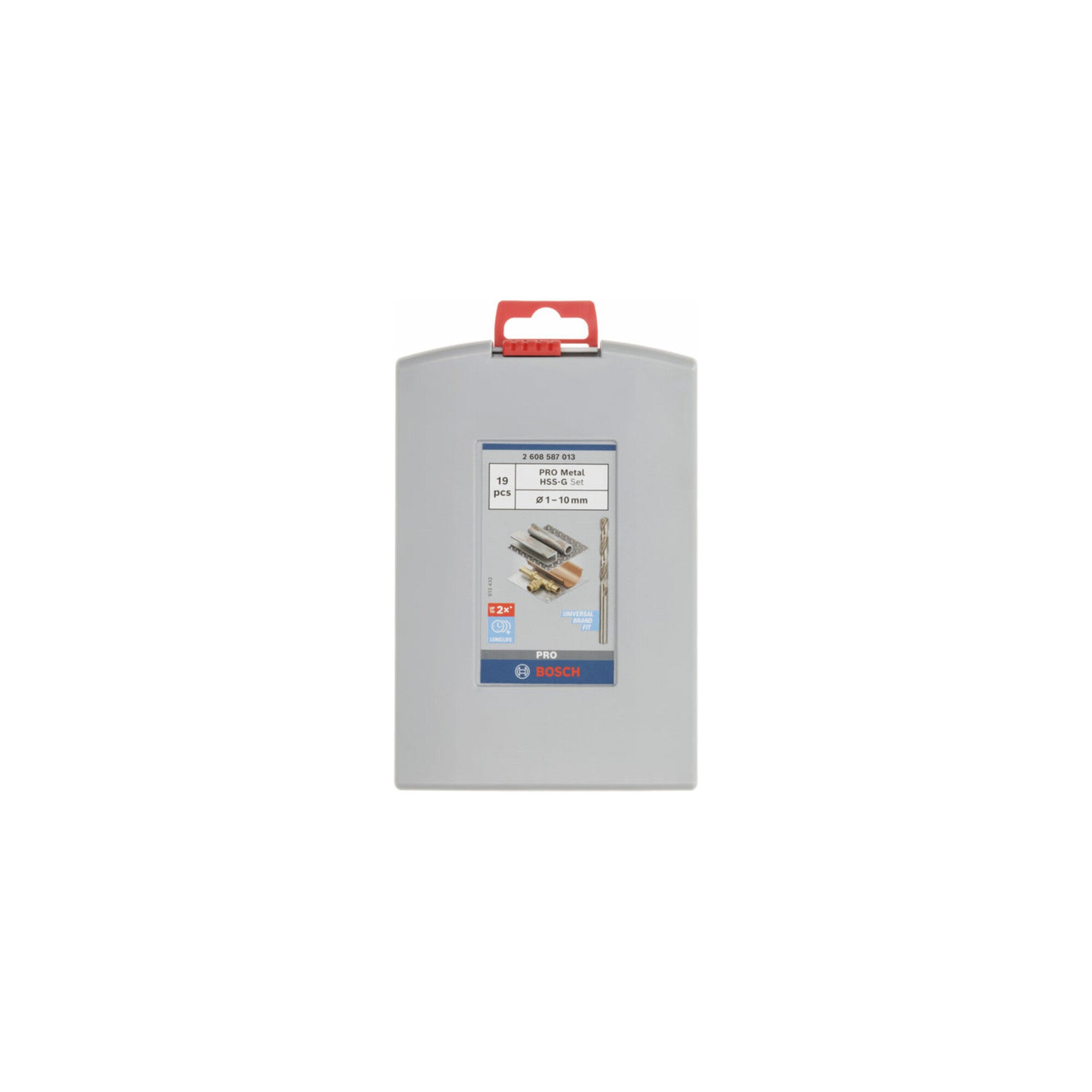 Bosch Metallbohrer-Set HSS-G ProBox 19-teilig DIN 338 135° 1-10 mm