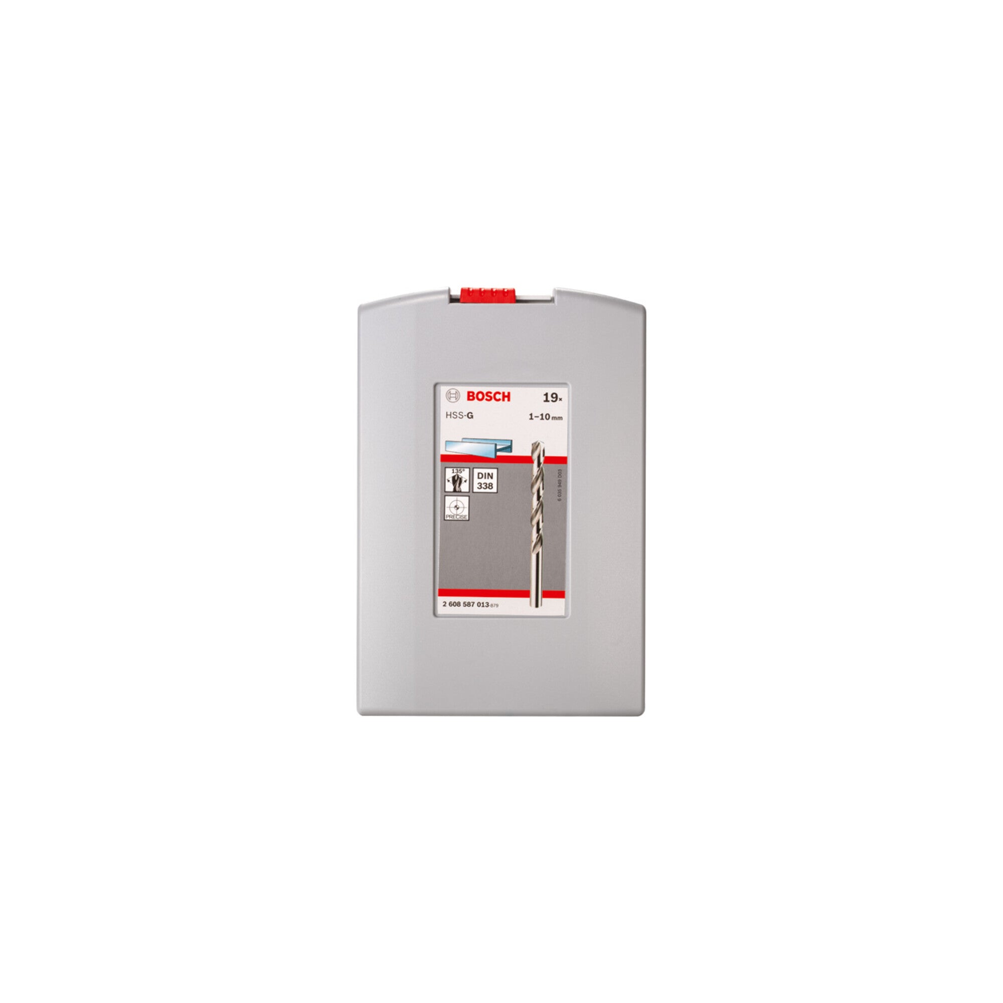 Bosch Metallbohrer-Set HSS-G ProBox 19-teilig DIN 338 135° 1-10 mm