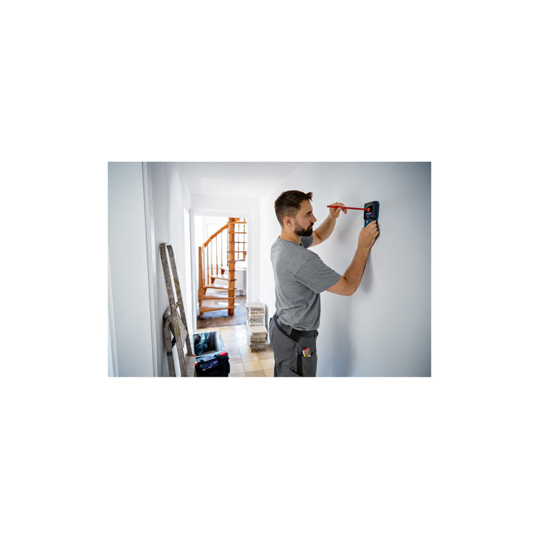 Bosch Ortungsgerät GMS 120-27 mit Tasche; 2 x 1,5 V LR6-Batterie (AA)
