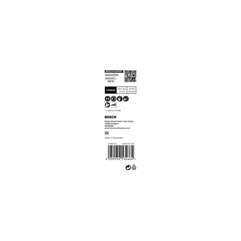 Bosch Säbelsägeblatt Expert S 1155 HHM Pack a 10 St