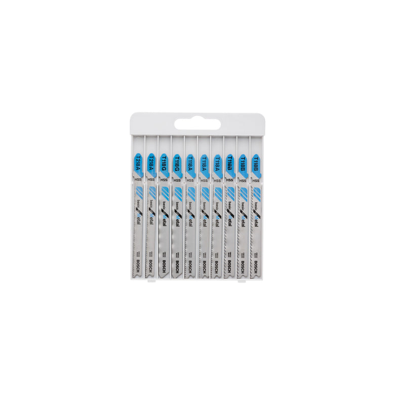 Bosch Stichsägeblatt-Set Basic for Metal 10-teilig