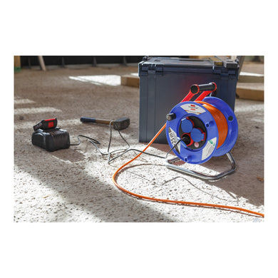 Brennenstuhl Garant IP44 Kabeltrommel, 25m Kabel in orange