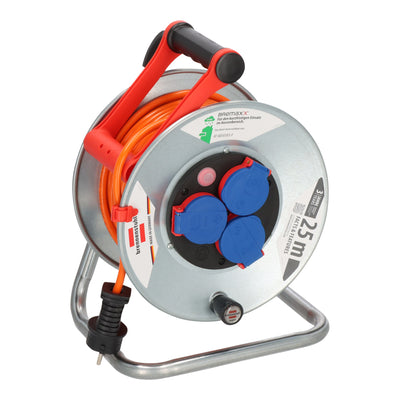 Brennenstuhl Garant S IP44 Kabeltrommel, 25m Kabel in orange