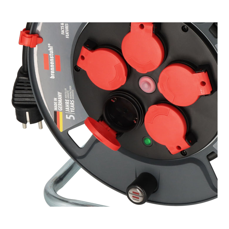 Brennenstuhl Professional Kabeltrommel 300 KU 2100 IP44, 25m H07RN-F 3G1.5