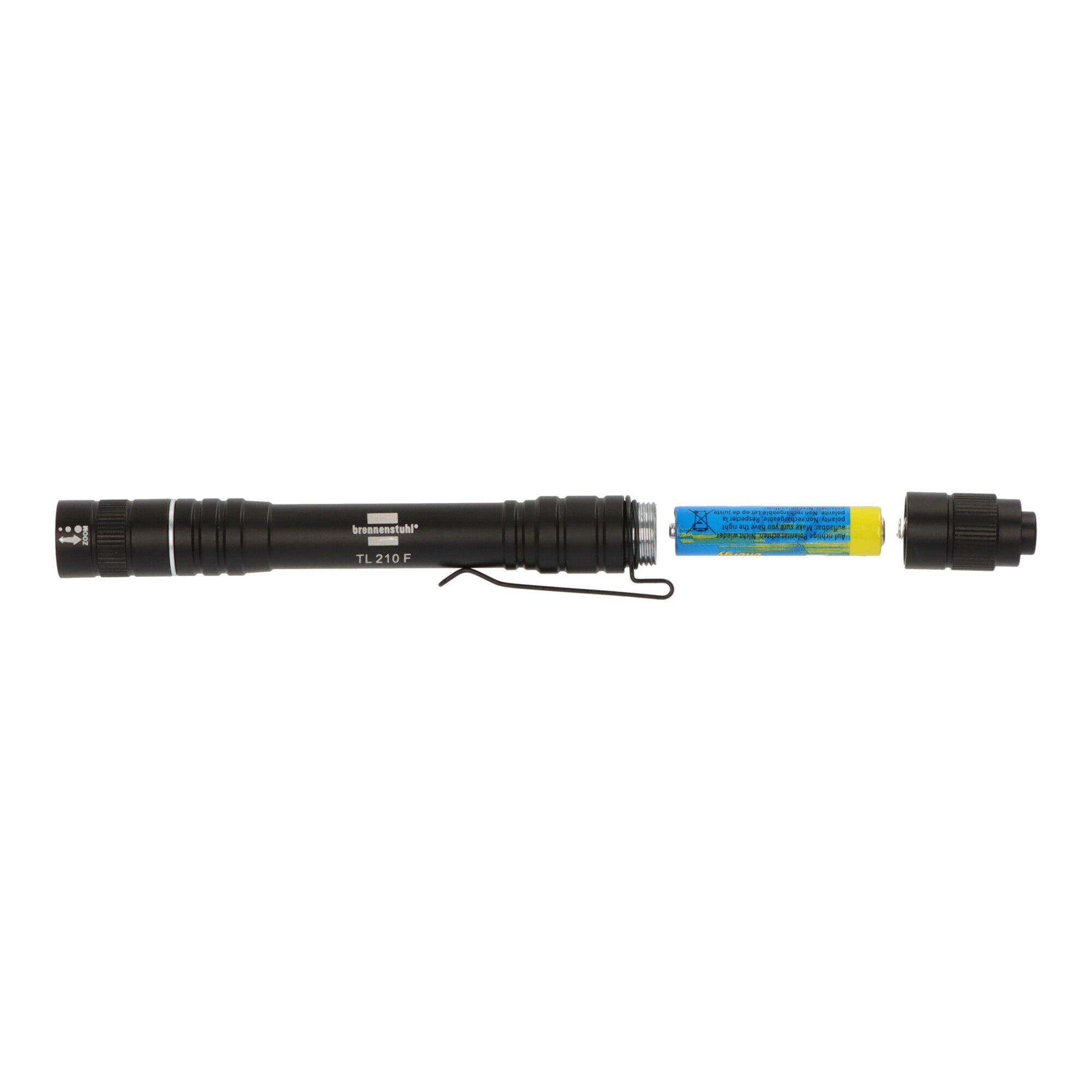 Brennenstuhl Taschenlampe LED LuxPremium TL 210 F/Handlampe mit Batterien und