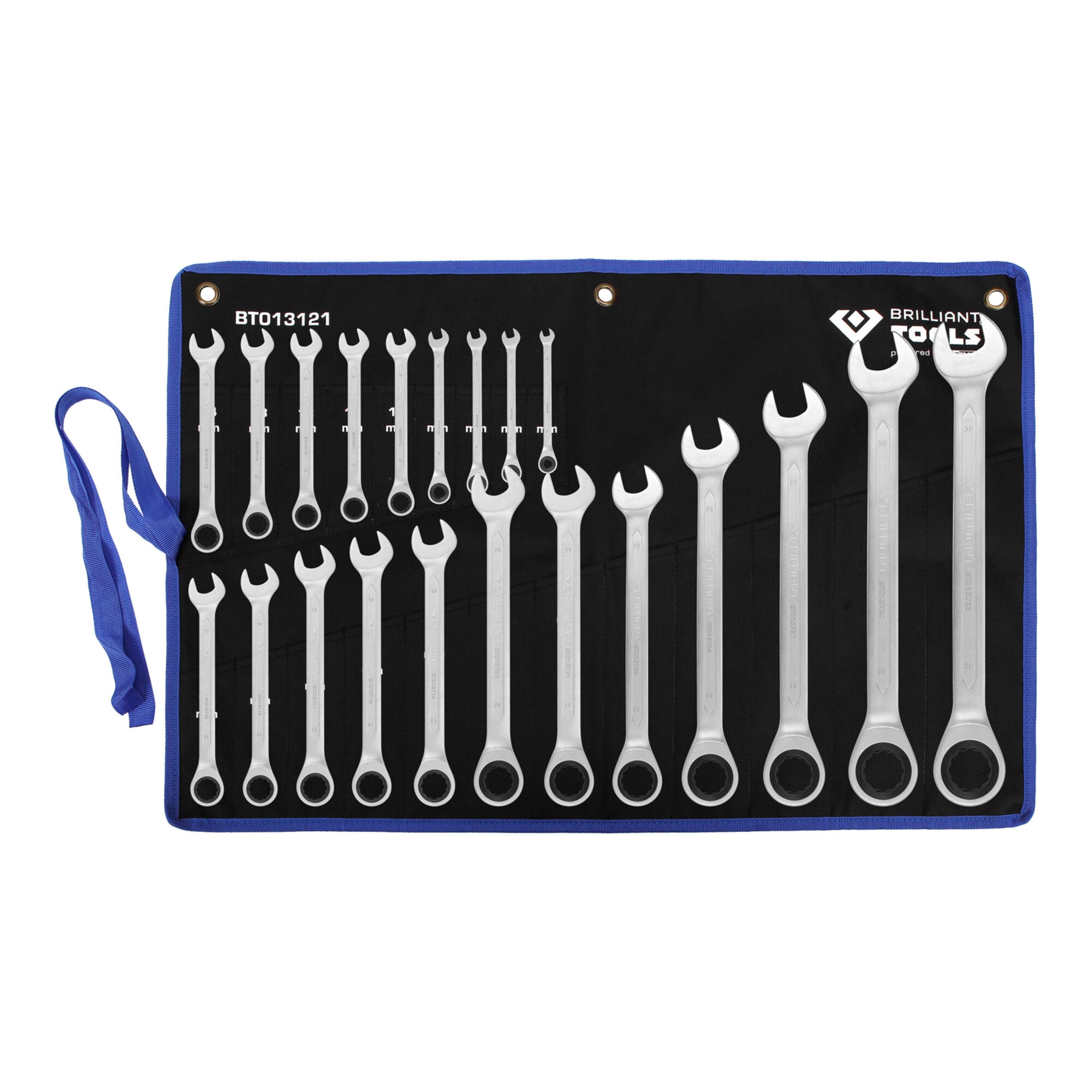 Brilliant Tools Ratschenringschlüssel-Satz, 21-tlg, 6 - 32 mm