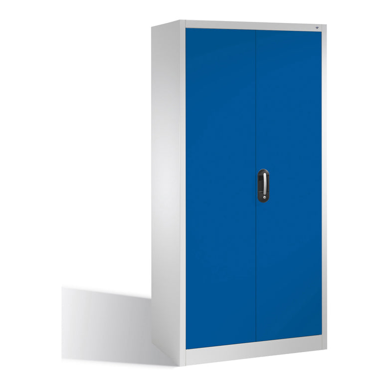 C+P Werkzeugschrank mit Drehtüren, innen 4 Böden, H1950xB930xT500mm Front