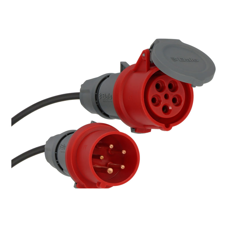 CEE Verlängerungskabel IP44 25m schwarz H07RN-F 5G2,5 5-polig