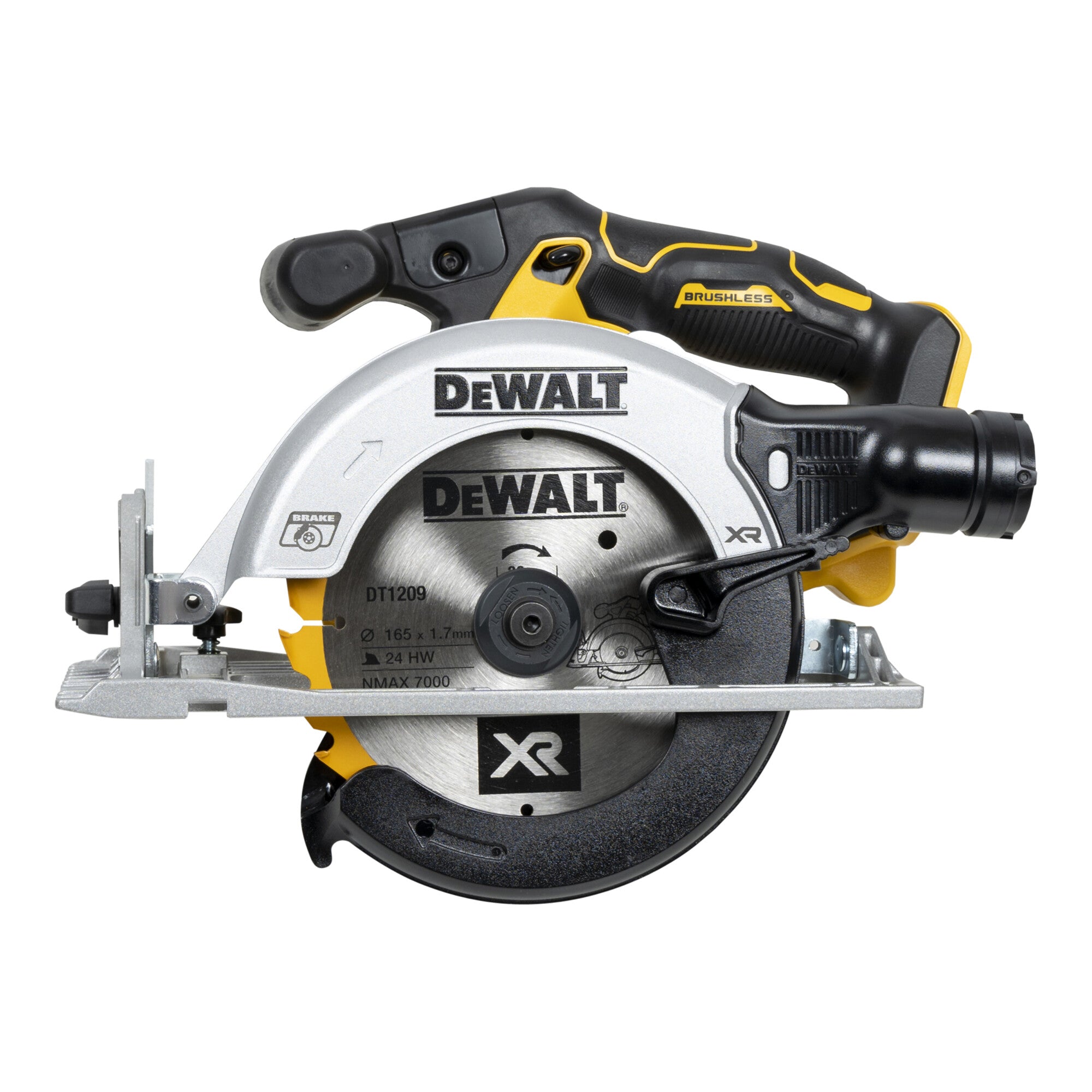 DEWALT 18V XR Akku-Handkreissäge, 55mm (bürstenlos) - Basisversion DCS565NT-XJ