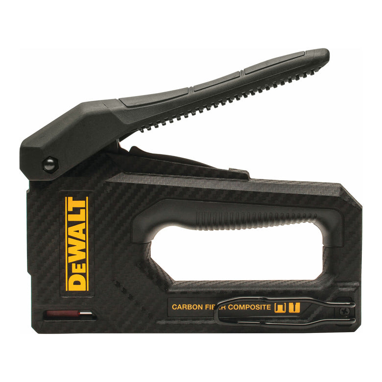 DEWALT 2-in-1 Karbonfaser Handtacker und Nagler für 6-14mm Klammern und 12, 15mm