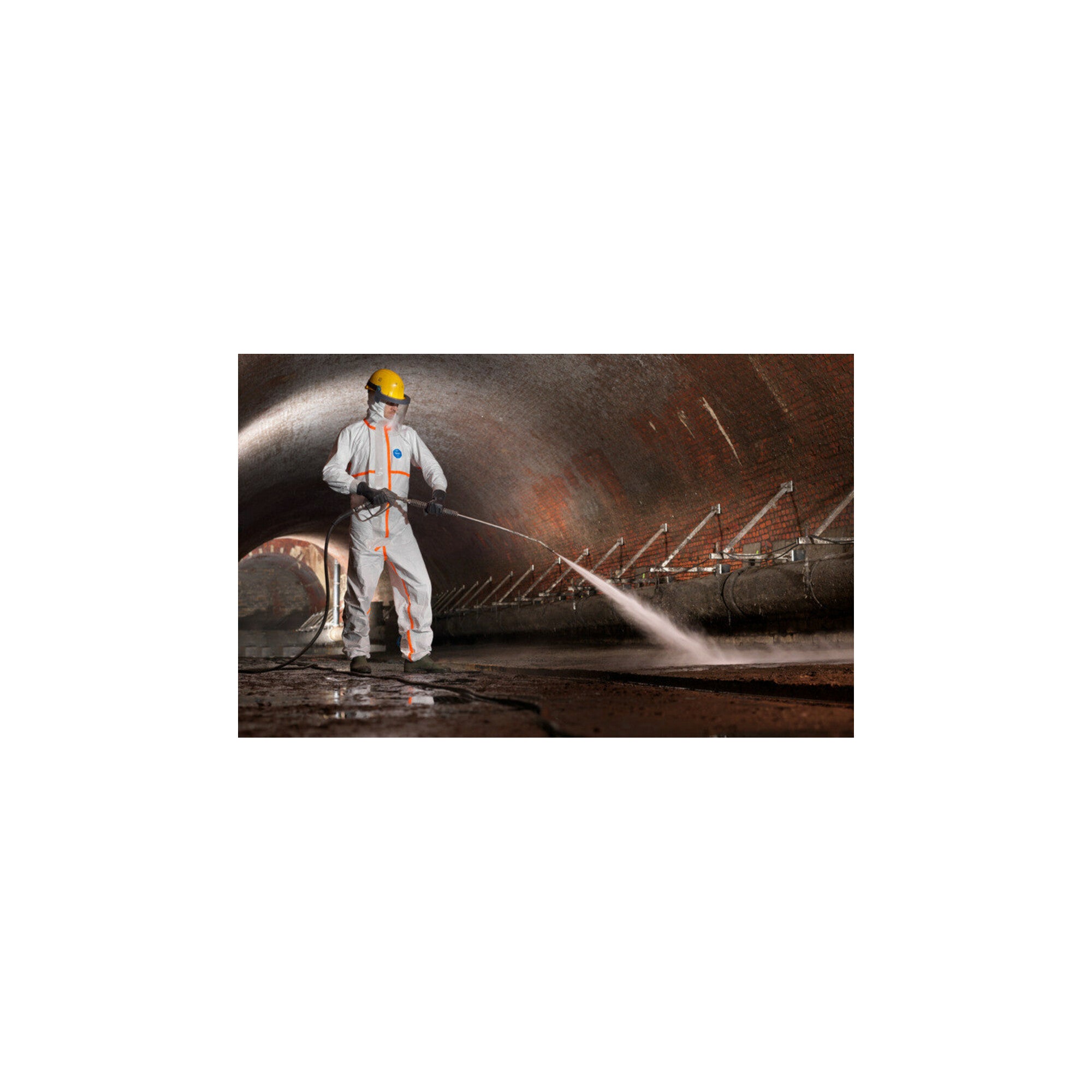 Dupont Schutzoverall Typ 3/4/5/6 Tyvek 800J, weiß, Unisex-Größe: XL