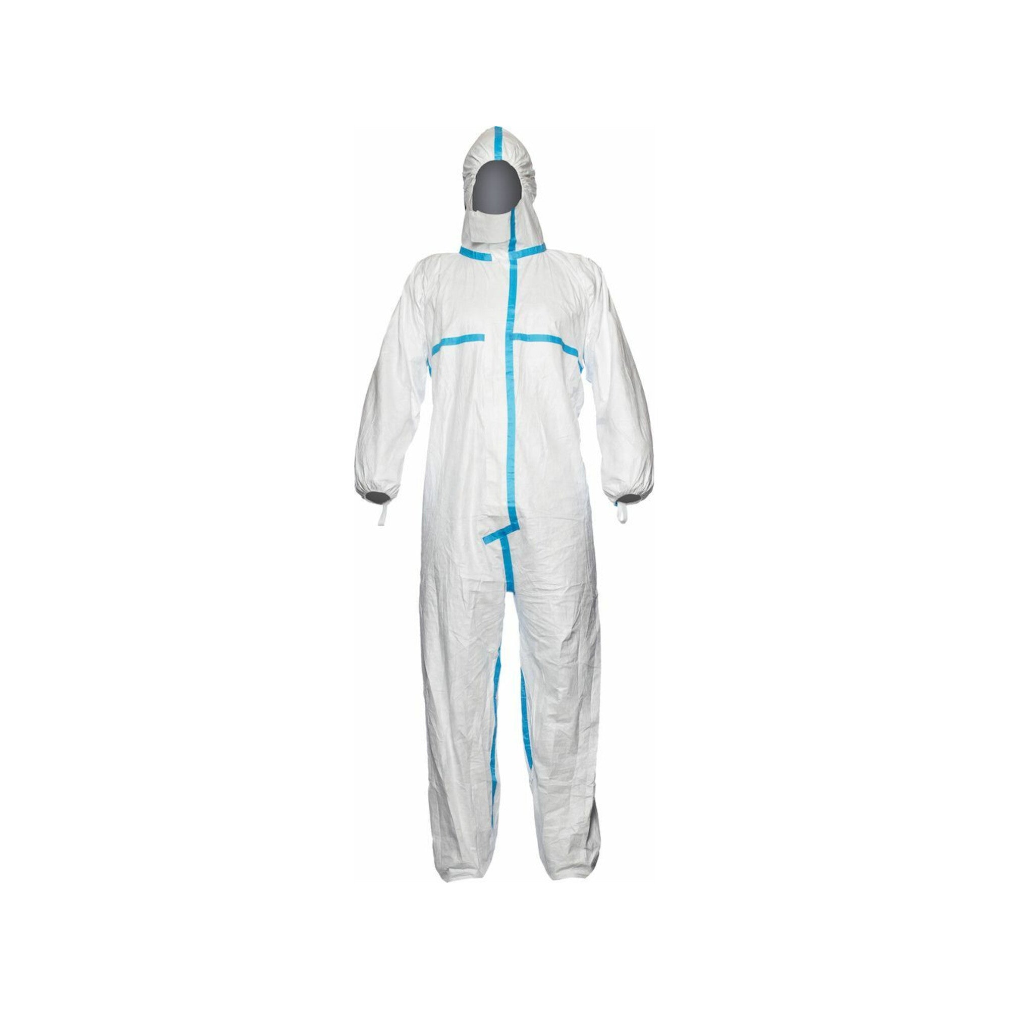 Dupont Schutzoverall Typ 4/5/6 Tyvek 600 Plus, weiß, Unisex-Größe: L