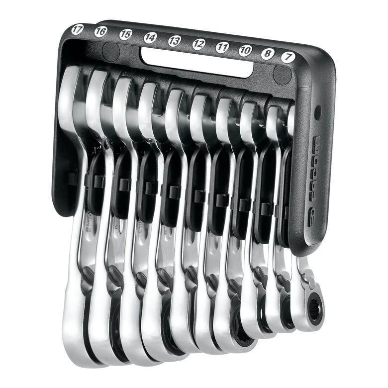 Facom Knarren-Ring-Maulschlüssel-Set 10-tlg