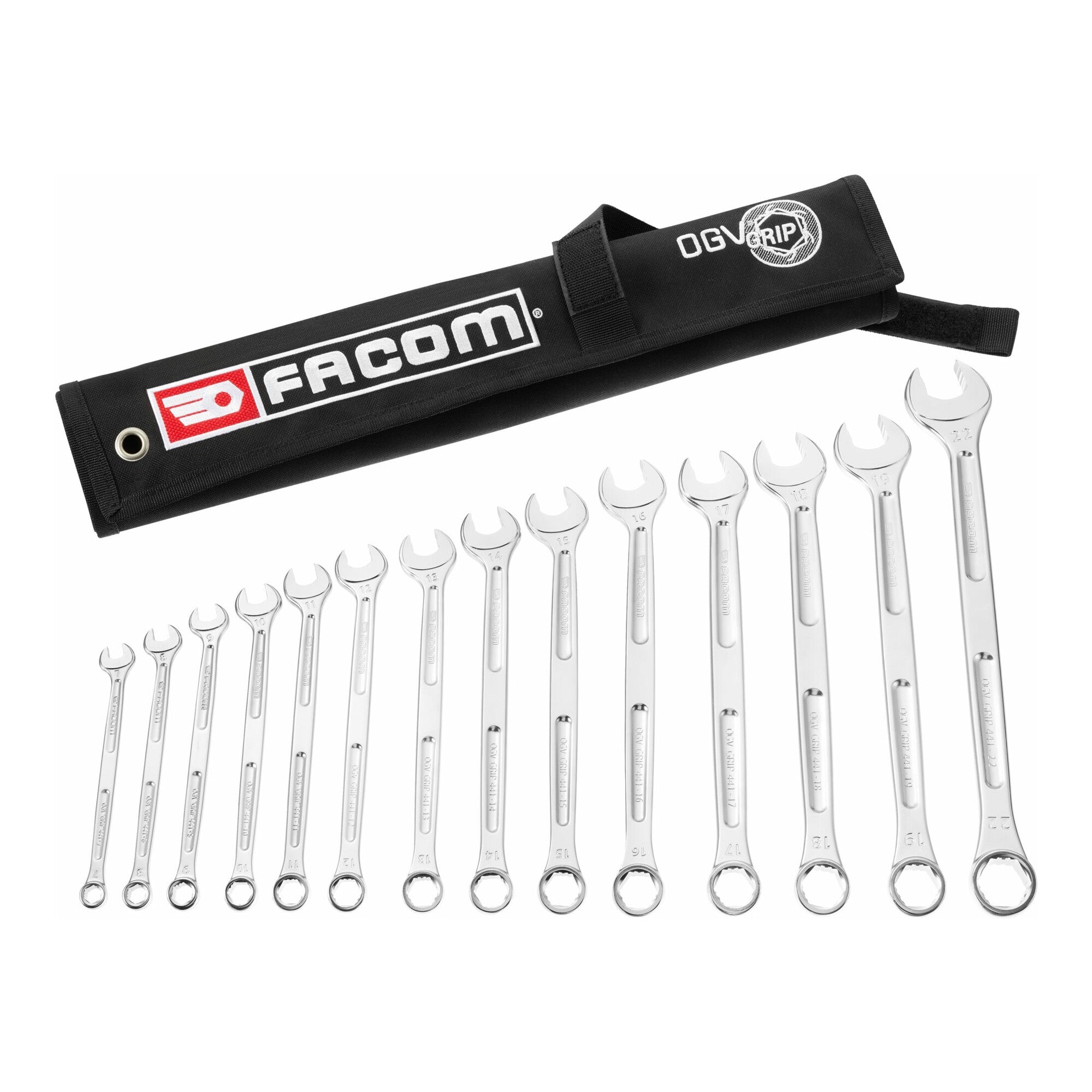 Facom OGV-Ring-Maulschlüssel 441 XL 14-tlg