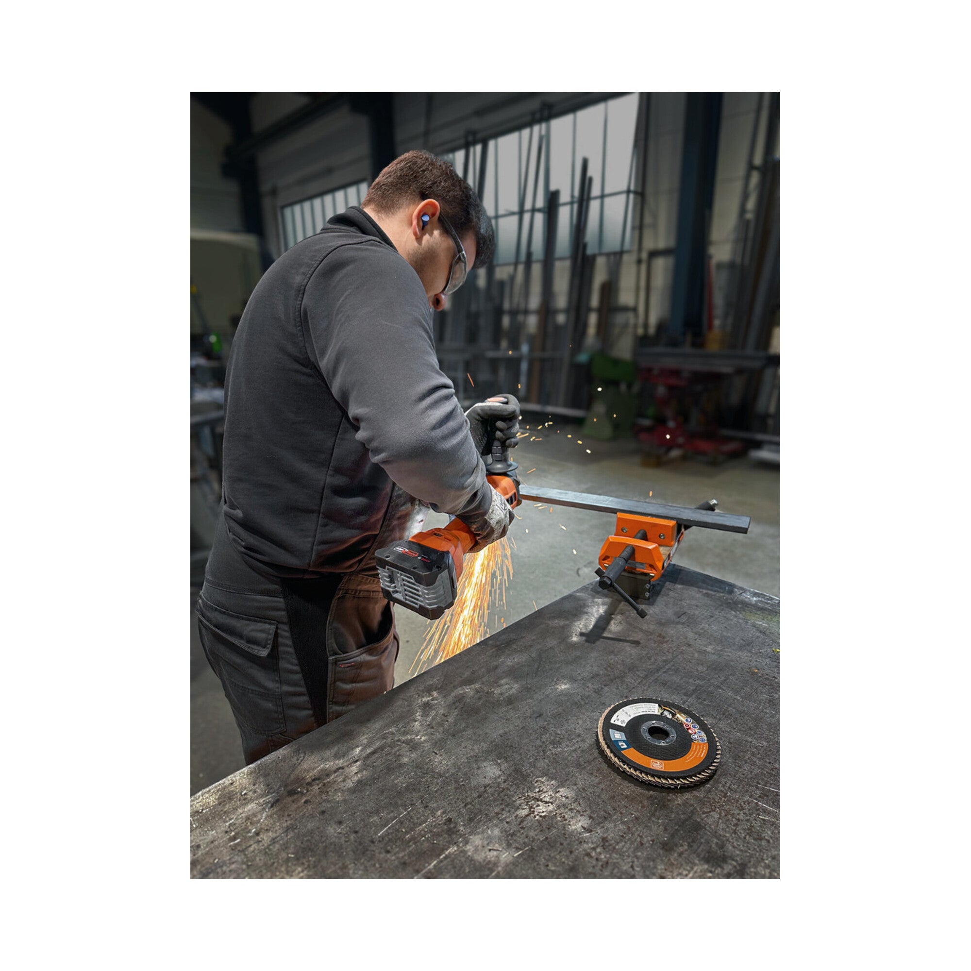 Fein Akku-Winkelschleifer Ø 125 mm CCG 18-125-12 PD AS Set ProCore