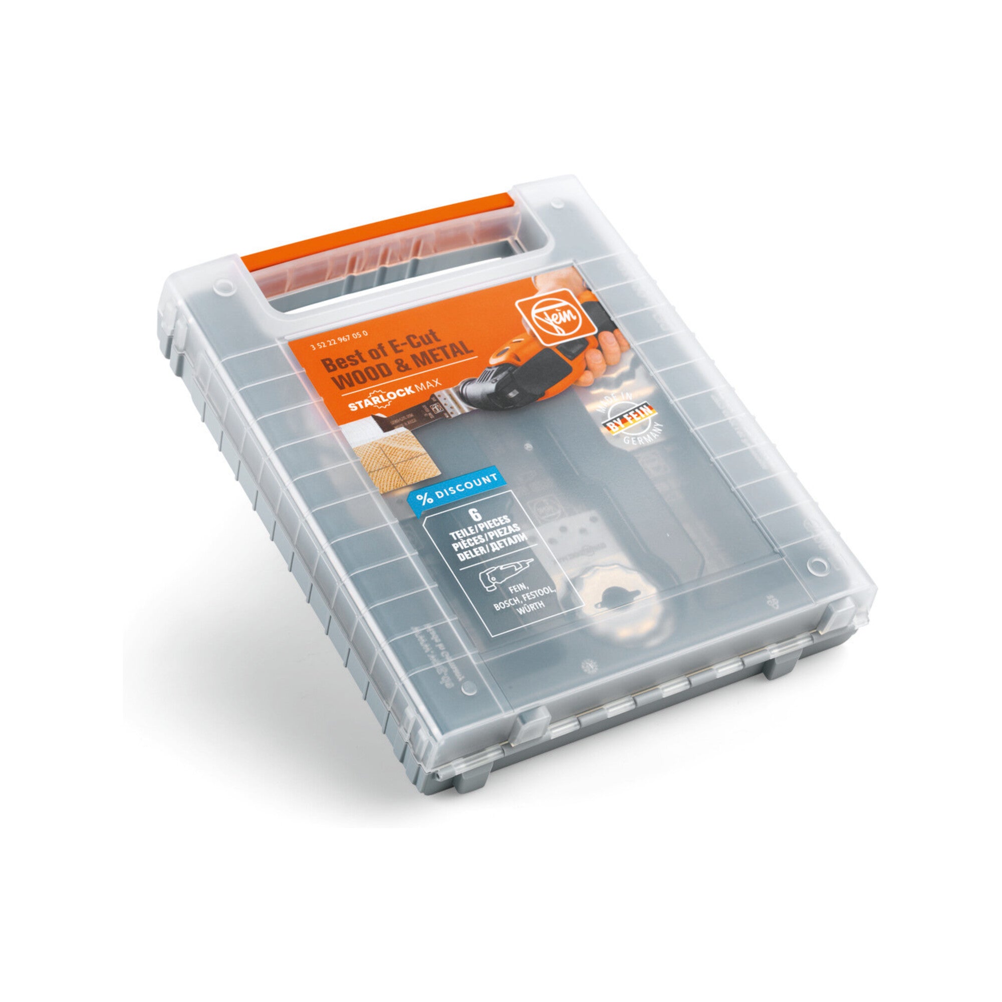 Fein Best of E-Cut Starlock Max WOOD METAL 6-teilig