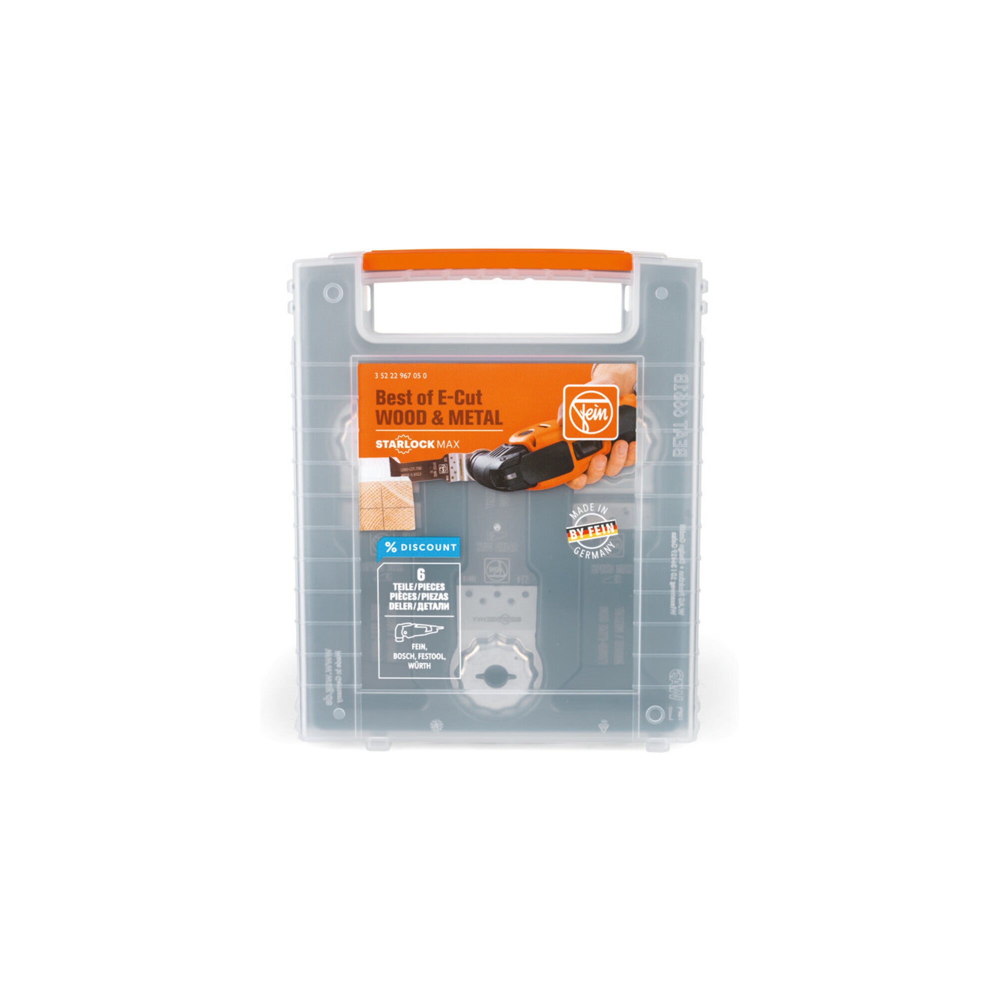 Fein Best of E-Cut Starlock Max WOOD METAL 6-teilig