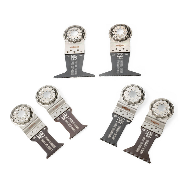 Fein Best of E-Cut Starlock WOOD METAL 6-teilig