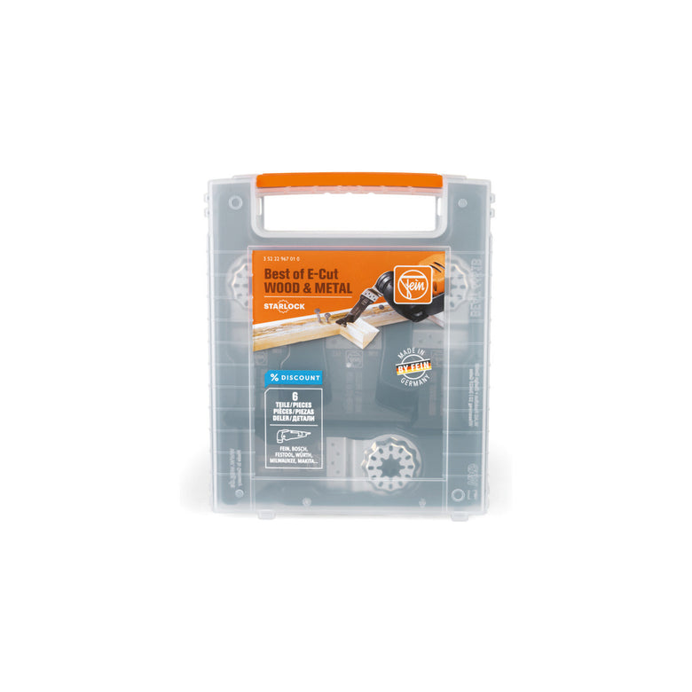 Fein Best of E-Cut Starlock WOOD METAL 6-teilig