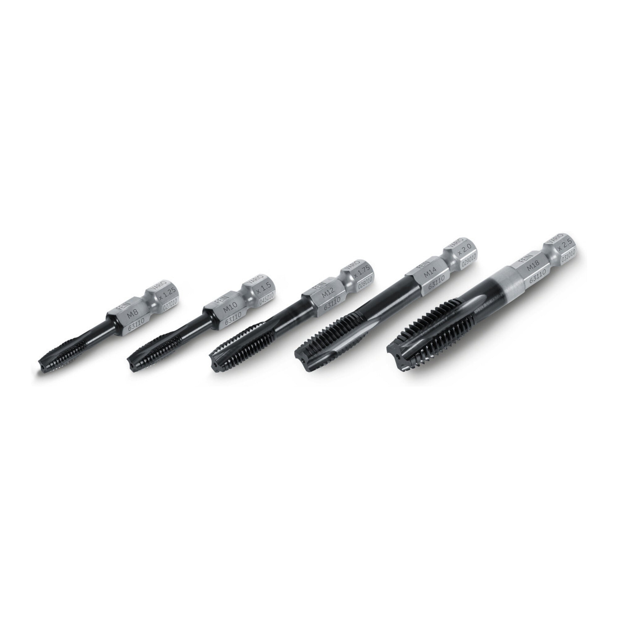 Fein VARIO Gewindebohrer-Set für Durchgangslöcher