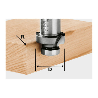 Festool Abrundfräser HW HW R2-OFK 500 (ohne Kugellager)