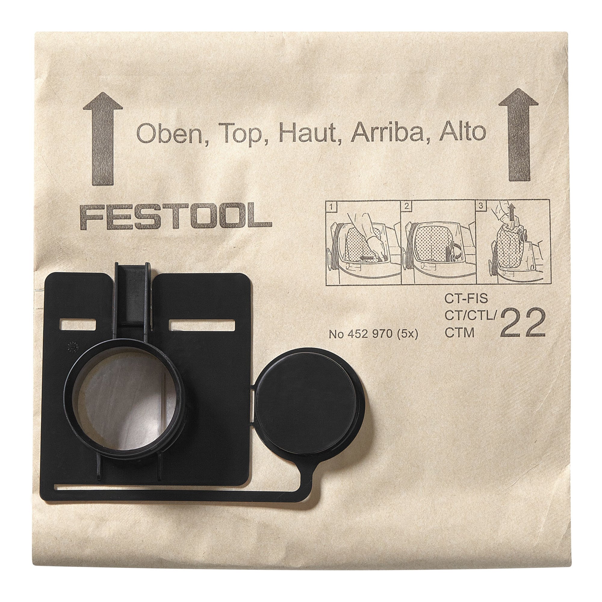 Festool Filtersack FIS-CT 22 5 Stk