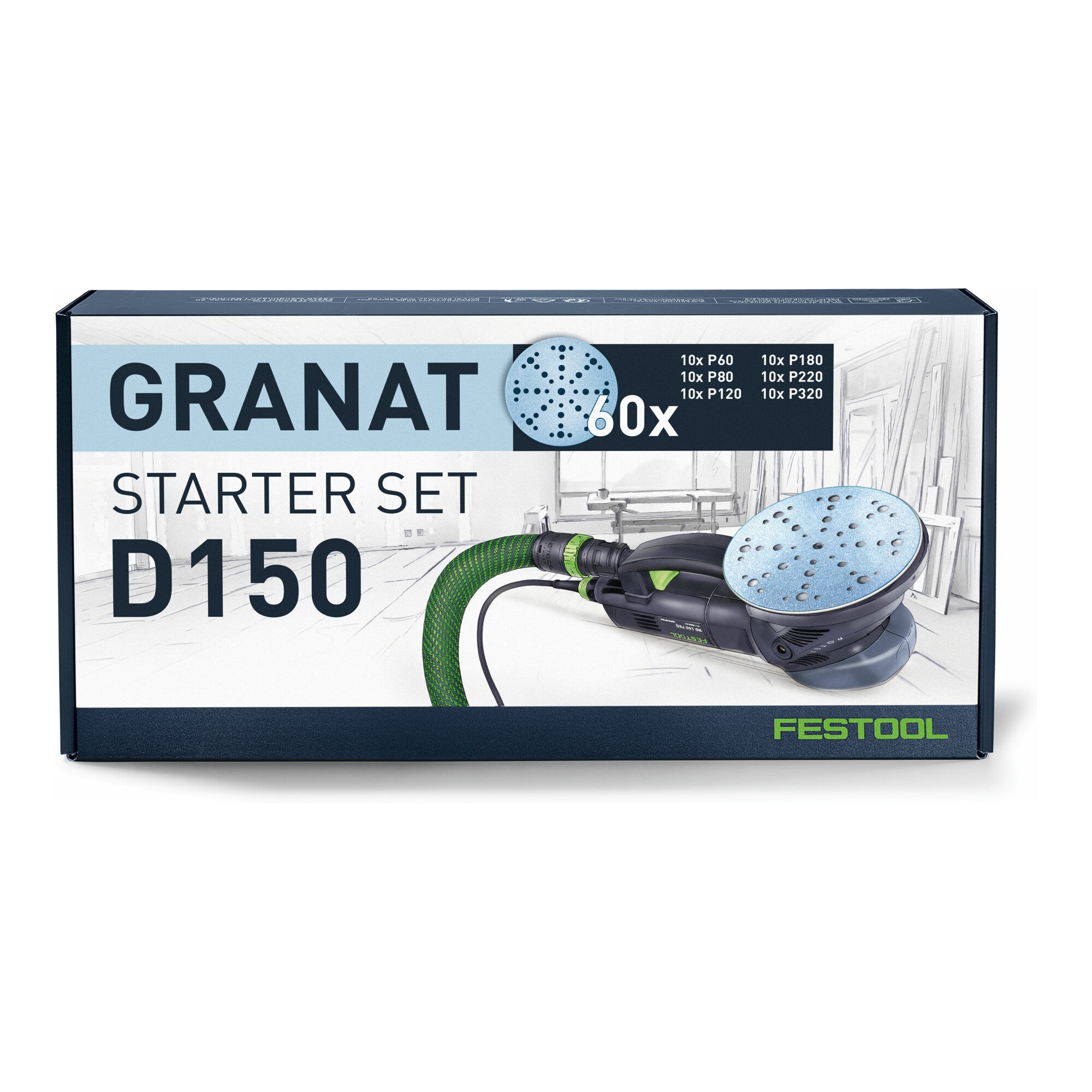 Festool Schleifscheibe STF D150/48 GR-Set Granat