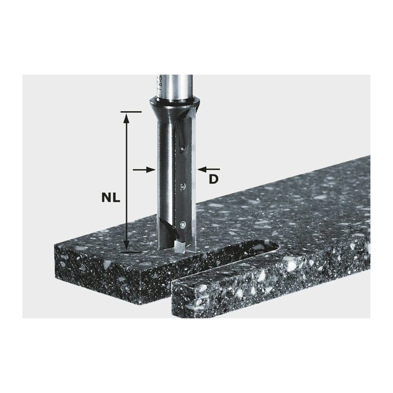Festool Wendeplatten-Nutfräser HW Schaft 12 mm HW S12 D14/45 WM