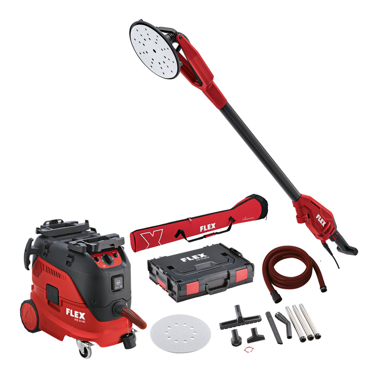 FLEX Wand- und Deckenschleifer GE 6 X-EC Set 30 l Klasse M