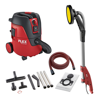 FLEX Wand- und Deckenschleifer Giraffe® GE 5 + VCE 22 M MC 20 l Klasse M