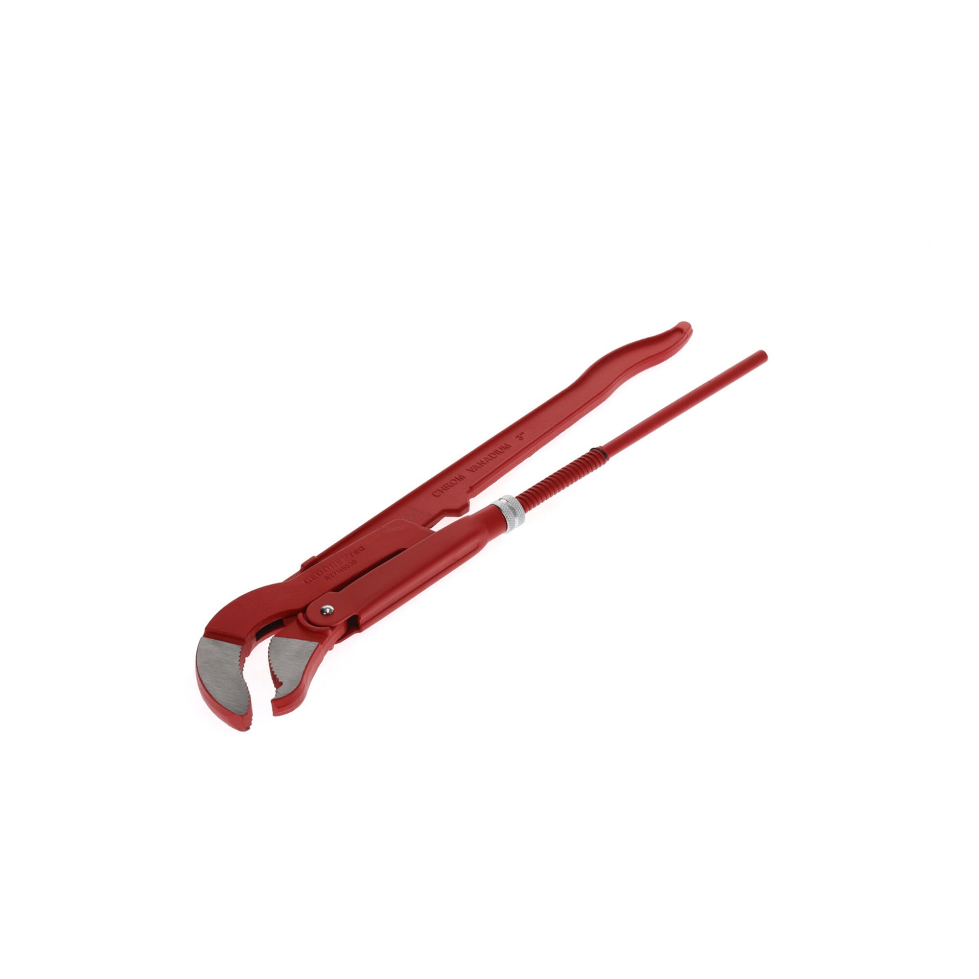 Gedore red 45° abgewinkelte Eck-Rohrzange, Spannweite 103 mm/3 Zoll, S-Maul