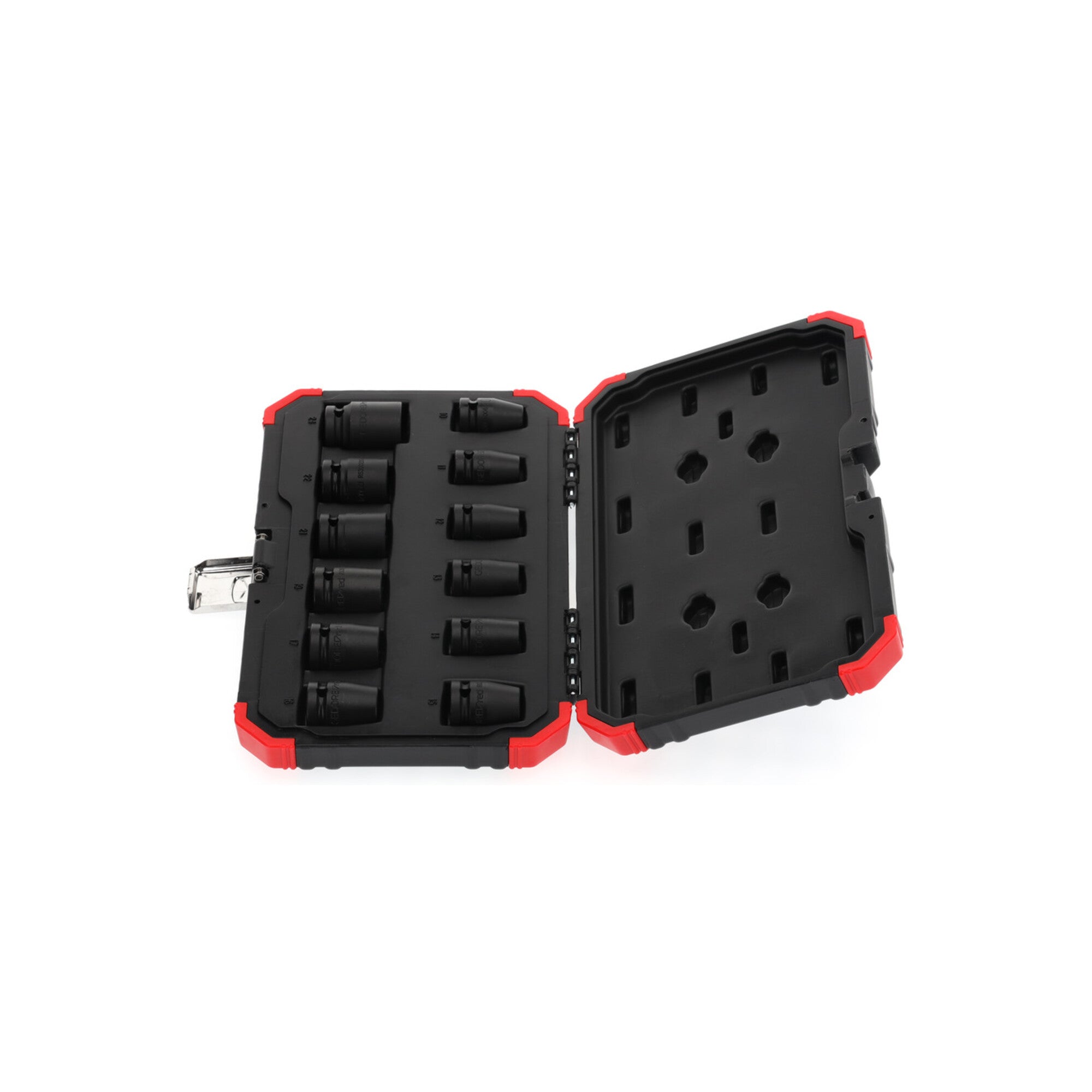 Gedore red Schlagschrauber-Steckschlüssel-Satz, Set 12-tlg, 1/2", 6-kant Nuss