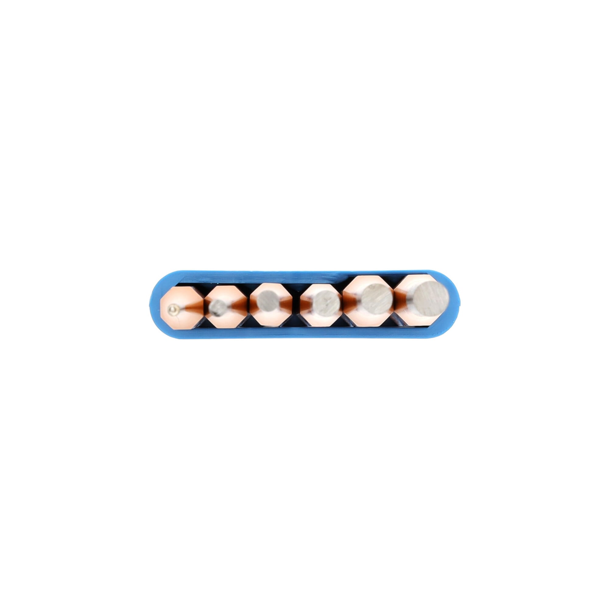Gedore Splinttreiber-Satz inkl. PVC-Halter, 6-teilig, Stahl/Lackierung