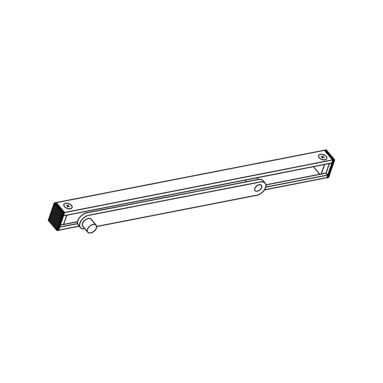 GEZE Gleitschiene silberfarbig zu TS 3000/5000