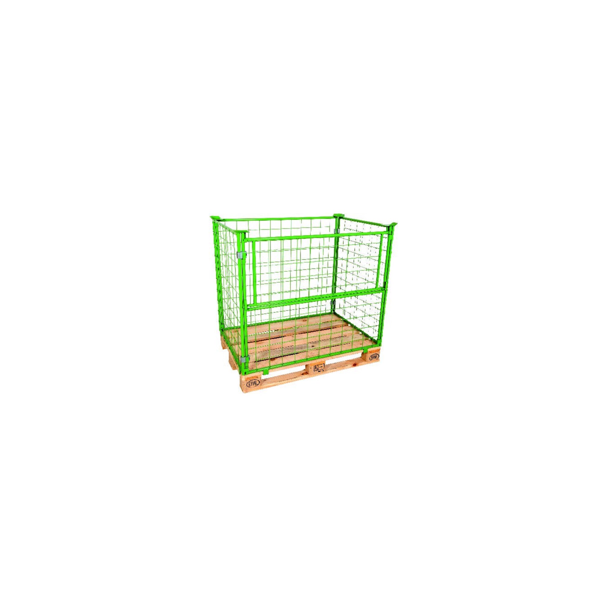 Gitteraufsatzrahmen 80cm RAL 6017 10x10