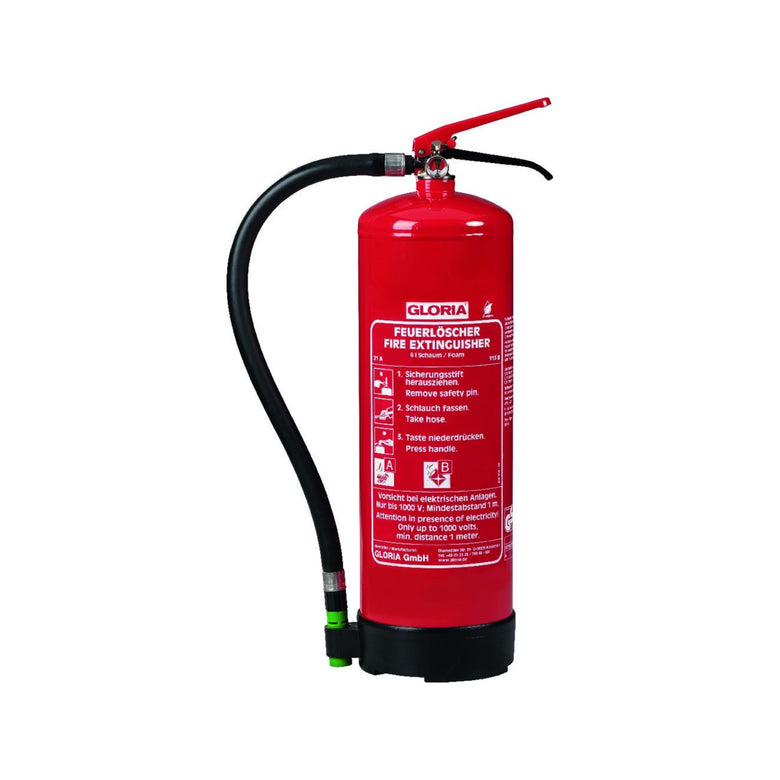 GLORIA Dauerdruckpulverlöscher 9 Liter SDE 9 flourfrei Brandklasse A& B