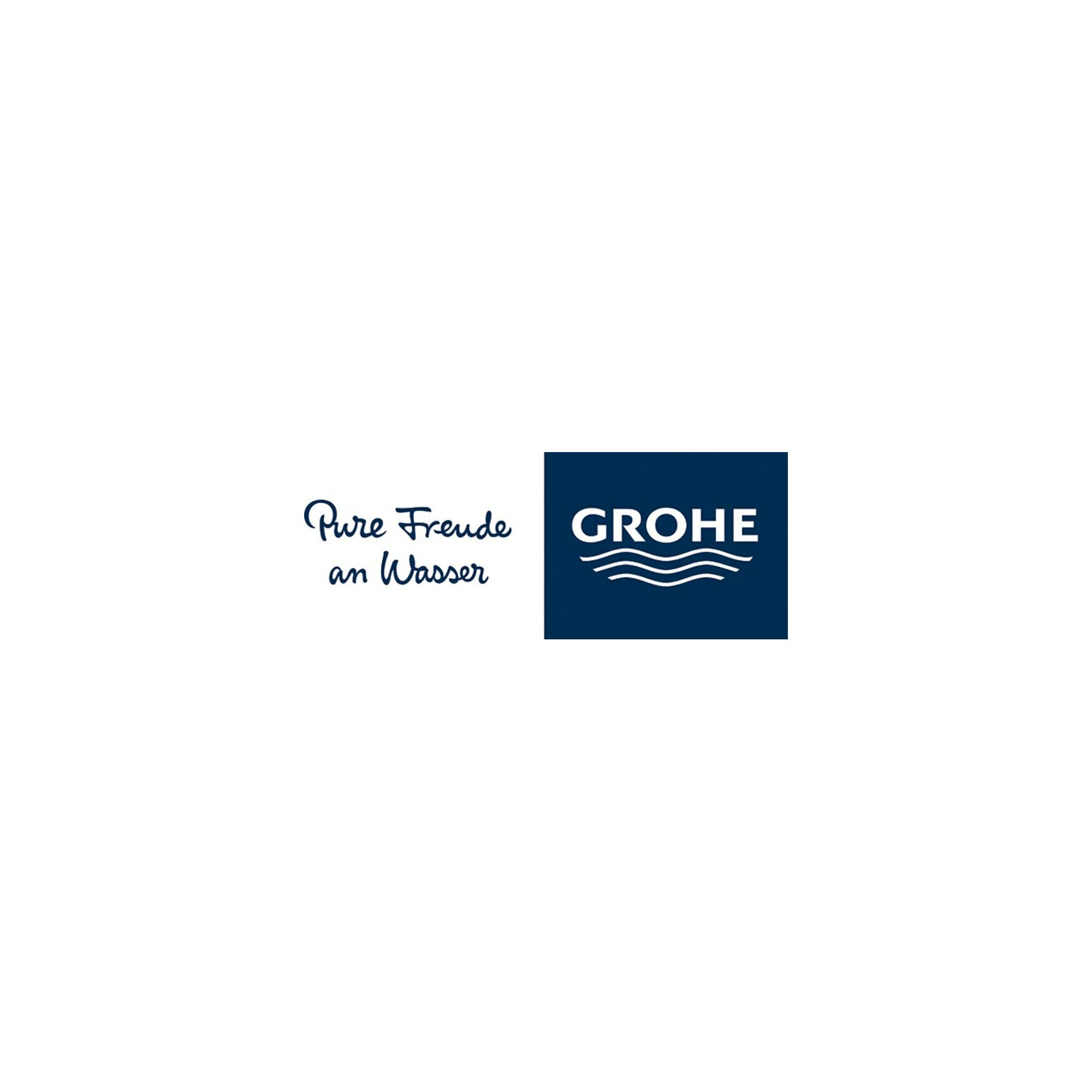 Grohe Waschtisch Bau Keramik 60cm, alp-we, 1 HL m ÜL, wandhängend
