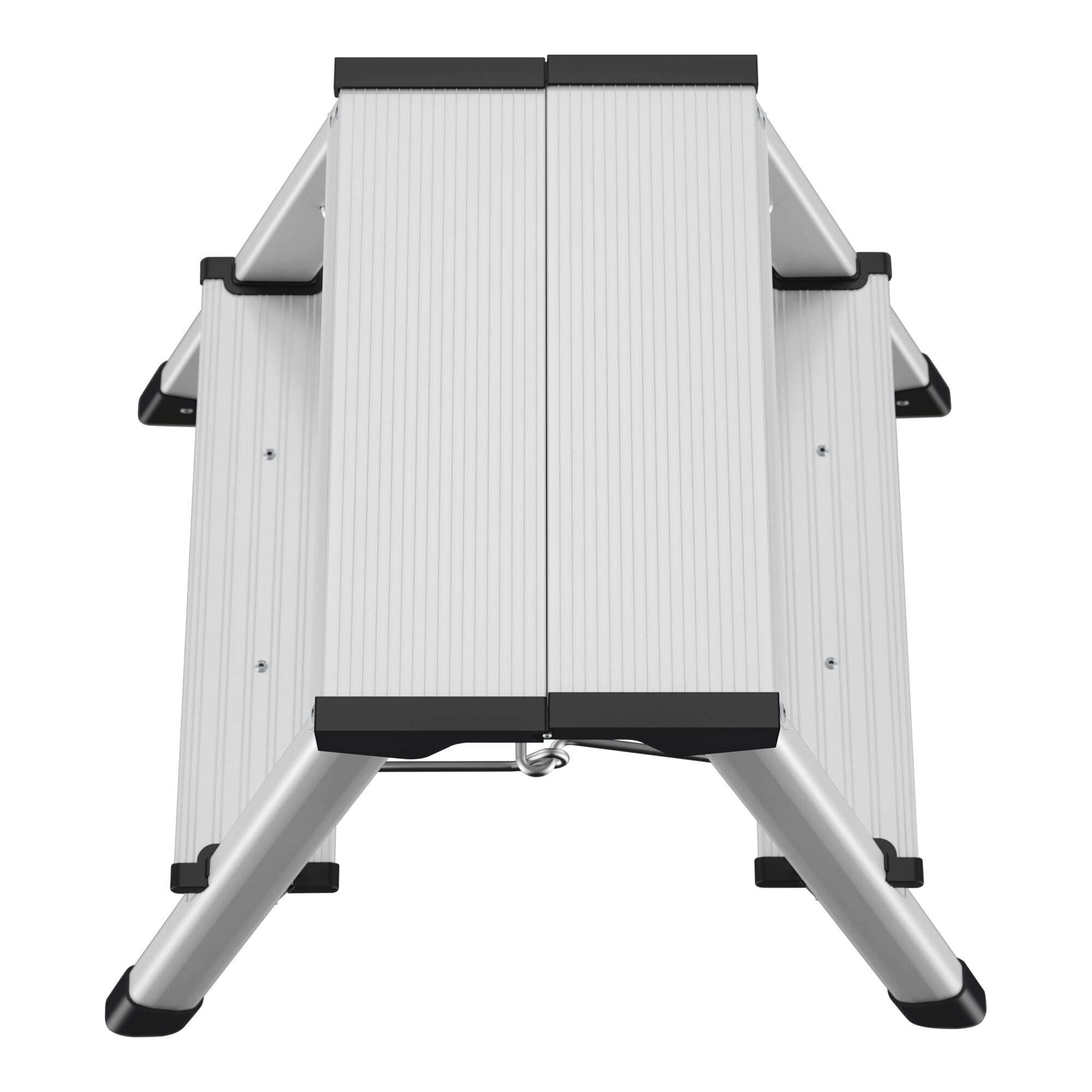 Hailo D60 StandardLine, Aluminium-Trittleiter, 2x2 Stufen