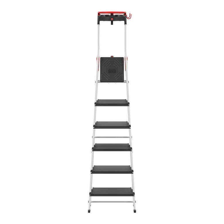 Hailo L100 TopLine, Alu-Sicherheits-Stehleiter, 6 Stufen