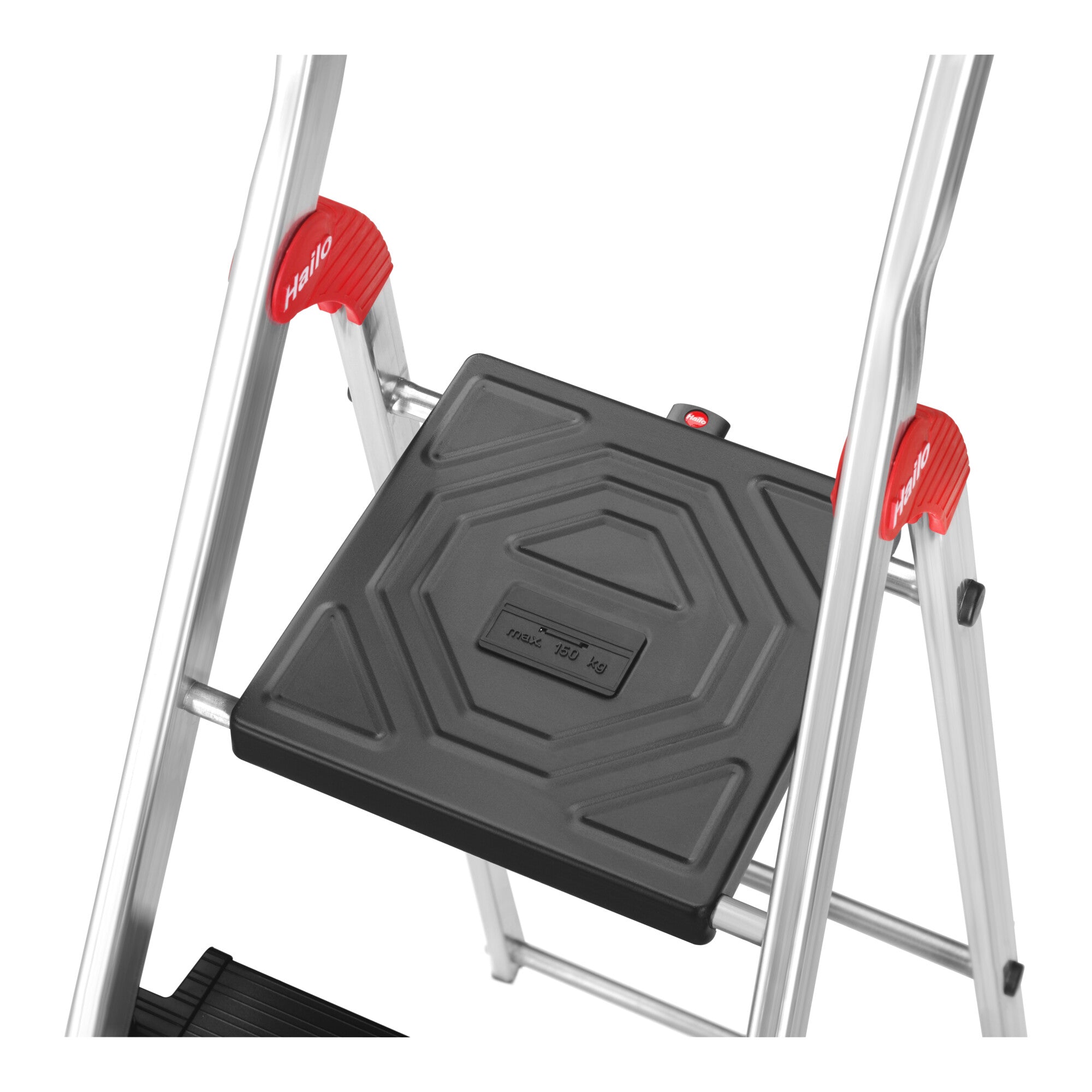 Hailo L100 TopLine, Alu-Sicherheits-Stehleiter, 8 Stufen